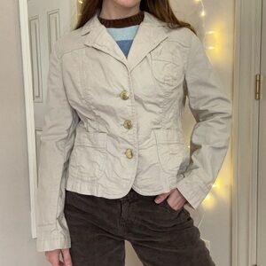 Y2K Tan Tommy Hilfiger Blazer